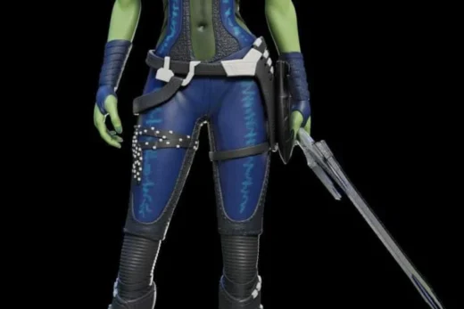 Gamora — Marvel 3D model