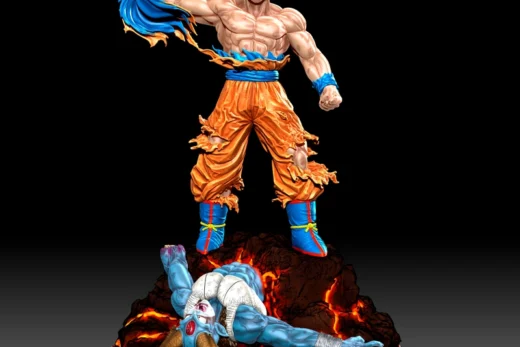 Goku Ultra Instinct vs Moro — Dragon Ball Super 3D model