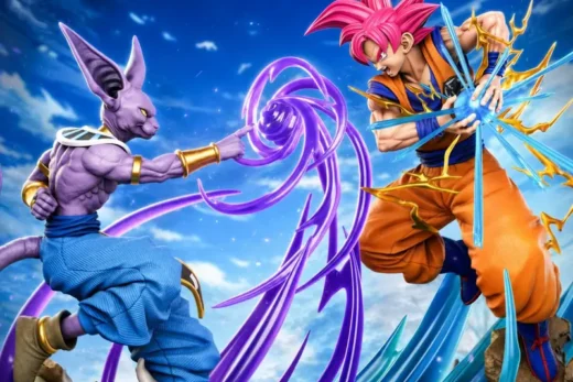 Goku vs Beerus — Dragon Ball 3D model