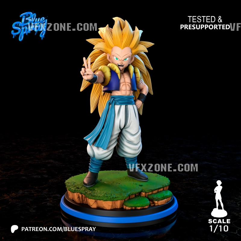 Gotenks SSJ3 — Dragon Ball 3D model