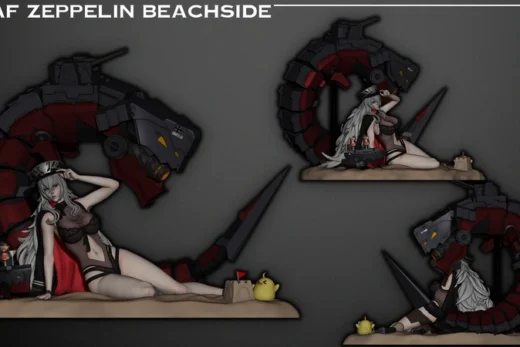 Graf Zeppelin — Azur Lane 3D model