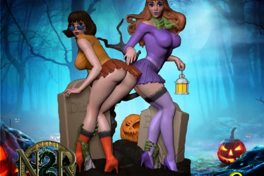 Daphne and Velma — Scooby-Doo 3D model