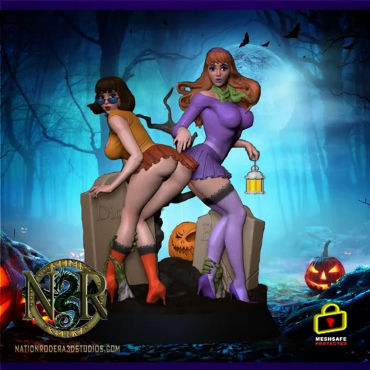 Daphne and Velma — Scooby-Doo 3D model