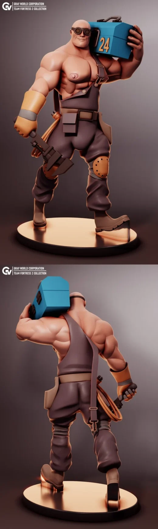 Engineer Team — Team Fortress 2 3D model