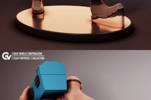 Engineer Team — Team Fortress 2 3D model