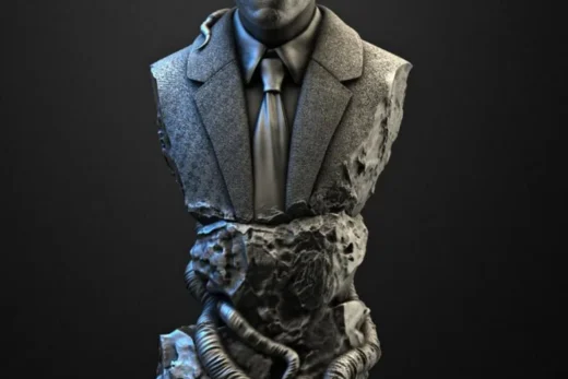 H. P. Lovecraft Bust 3D model