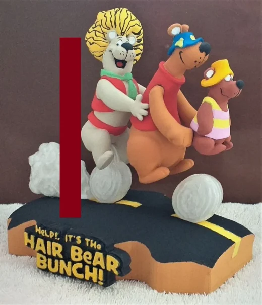 Hair Bear Bunch — The Hair Bear Bunch 3D model