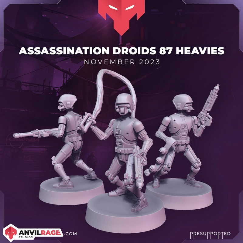 HK-87 Assassination Droids Heavies — Star Wars 3D model