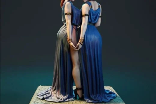 Twins — Original Characters 3D model