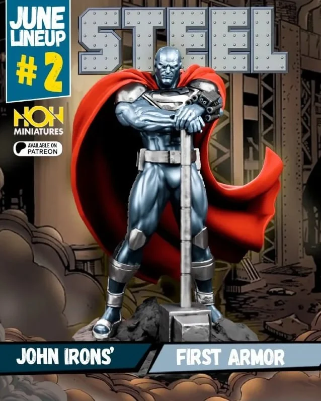 Steel — DC Comics 3D model