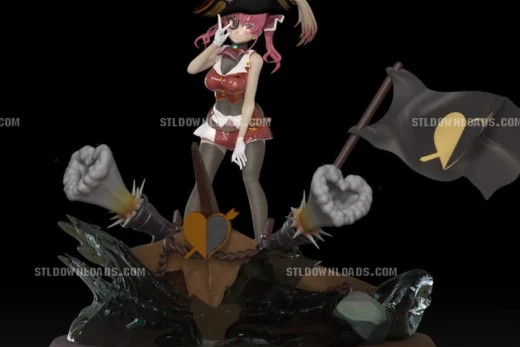 Houshou Marine Diorama — Hololive 3D model