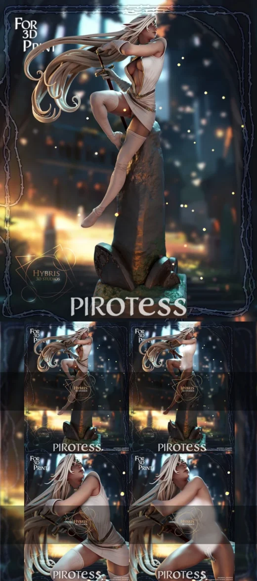 Pirotess — Record of Lodoss War 3D model