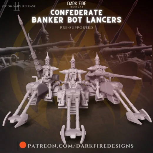 IG-Series Lancer Droid Mounted — Star Wars 3D model