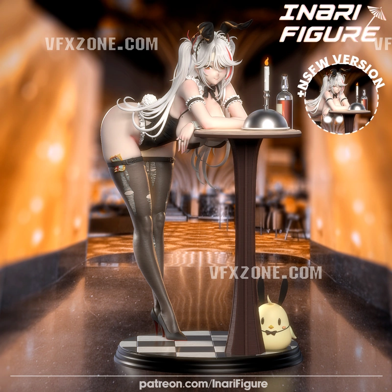 Bunny Prinz Eugen — Azur Lane 3D model