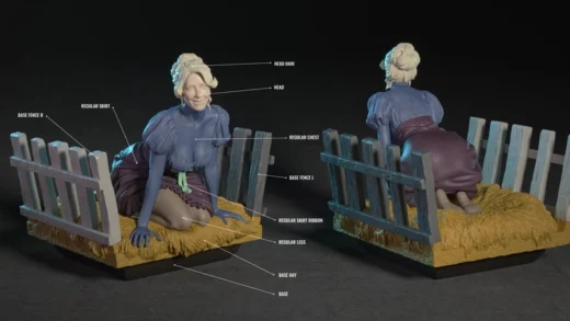 Inga — Young Frankenstein 3D model