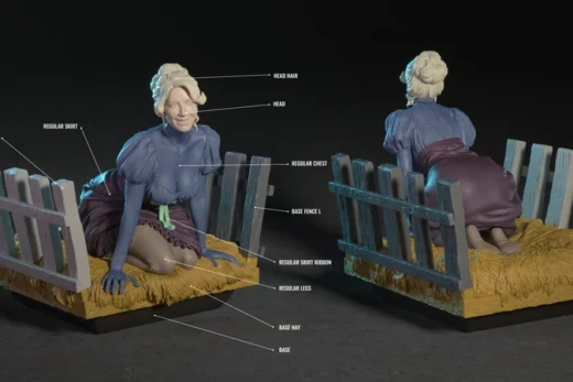 Inga — Young Frankenstein 3D model