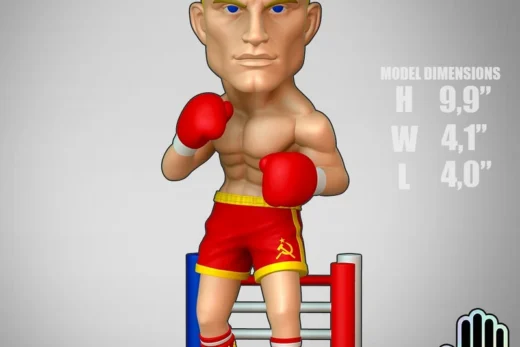 Ivan Drago — Rocky 3D model