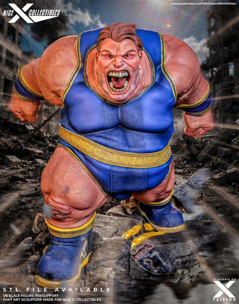 Juggerblob and Blob — Marvel 3D model