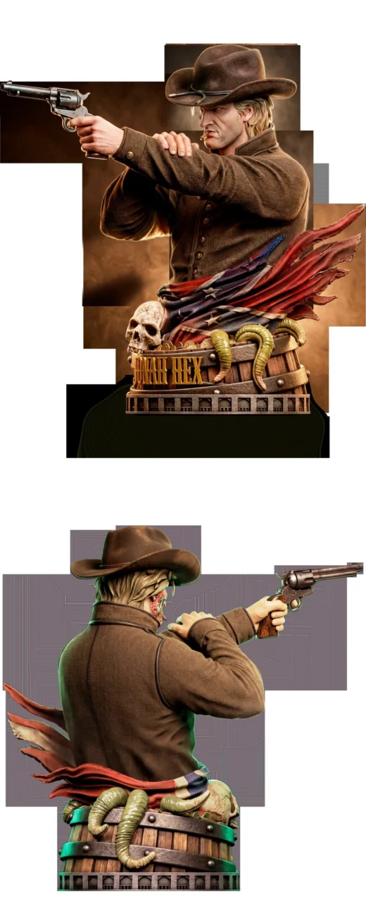 Jonah Hex Bust — DC Comics 3D model