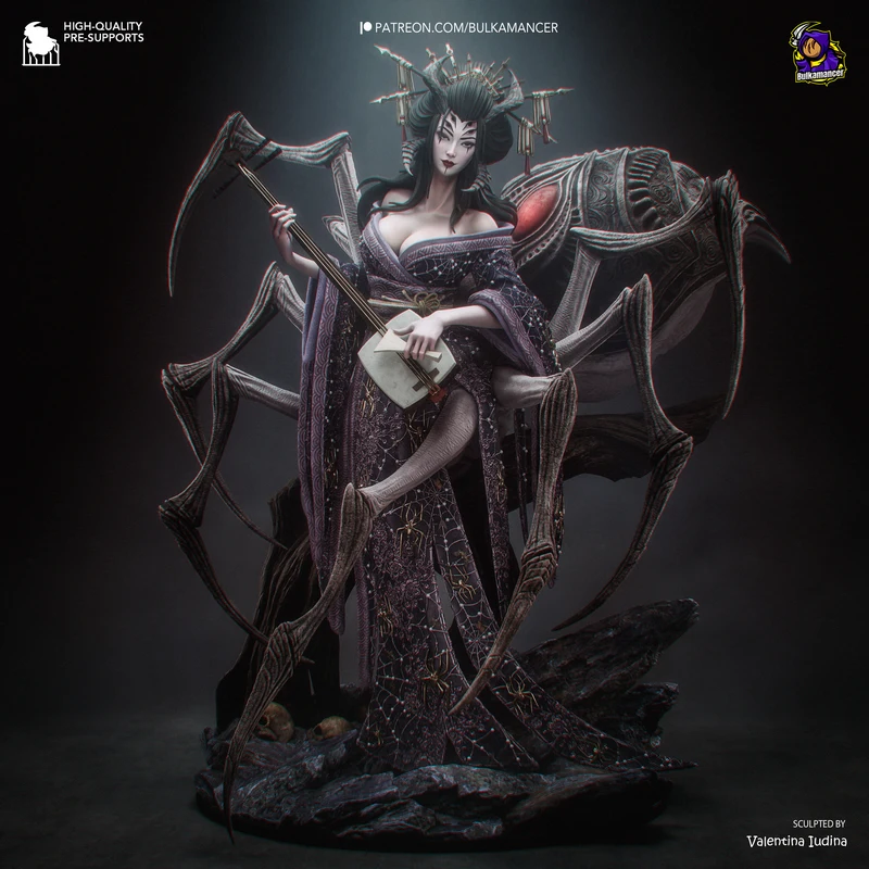Jorogumo — Japanese Mythology 3D model