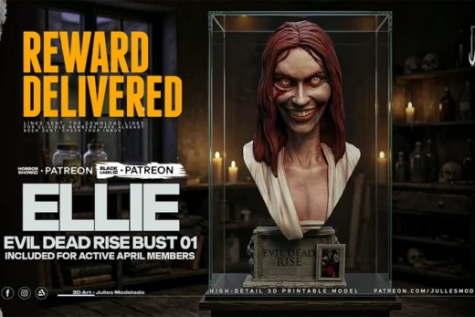 Ellie Bust — Evil Dead Rise 3D model