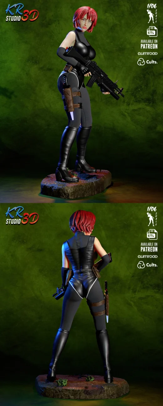 Regina — Dino Crisis 2 3D model