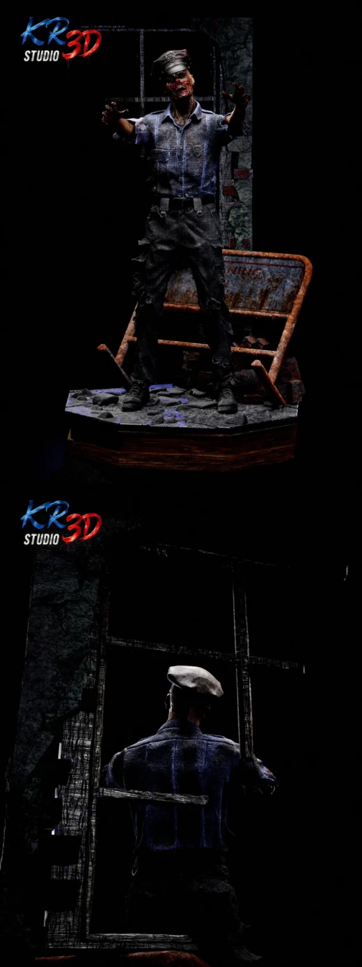 RPD Zombie — Resident Evil 3D model