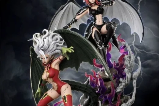Erza Scarlet and Mirajane Strauss — Fairy Tail 3D model