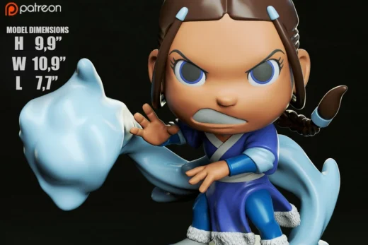 Katara Chibi — Avatar: The Last Airbender 3D model