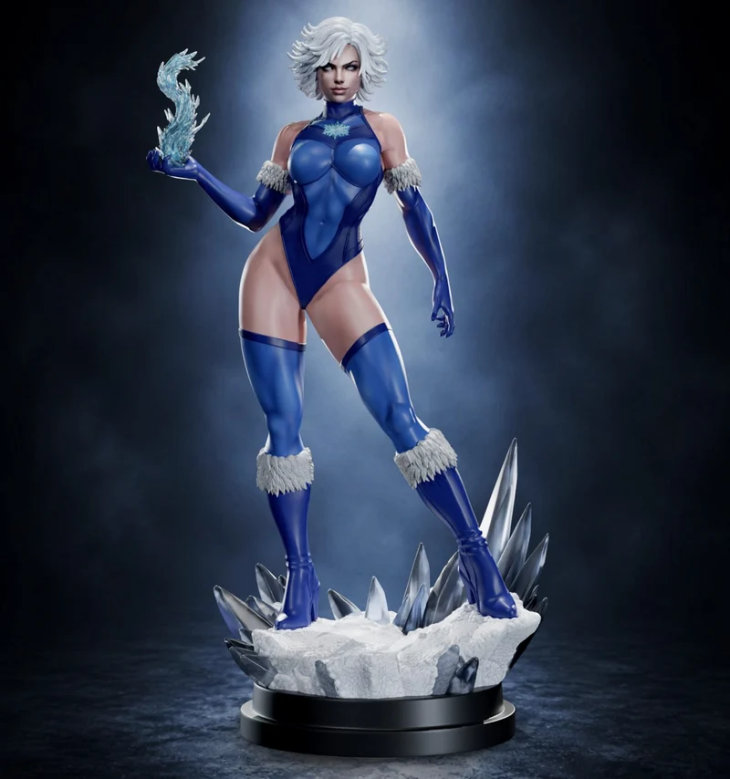Killer Frost — DC Comics 3D model
