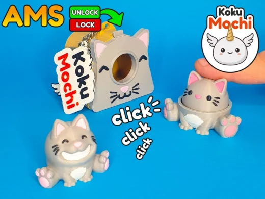 Koku Mochi Cat House — Original Character 3D model