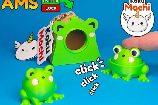 Koku Mochi Frog House — Original Character 3D model