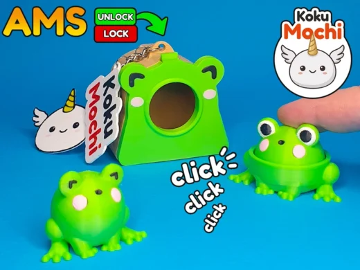 Koku Mochi Frog House — Original Character 3D model