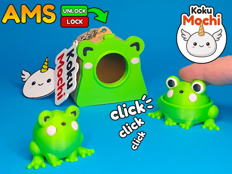 Koku Mochi Frog House — Original Character 3D model