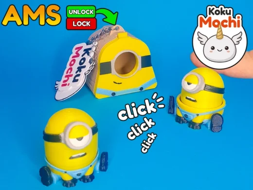 Koku Mochi Minion Stuart House — Despicable Me 3D model