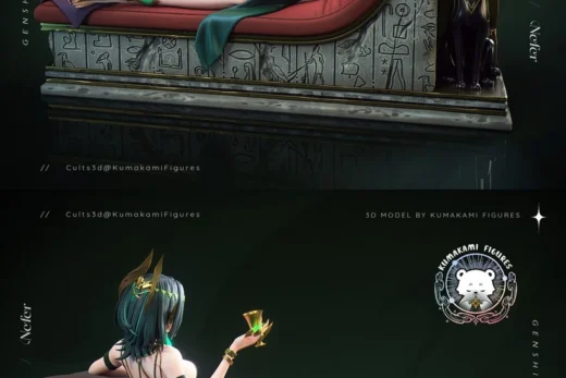 Nefer — Genshin Impact 3D model
