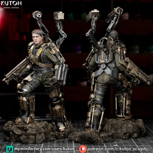 William Cage — Edge of Tomorrow 3D model