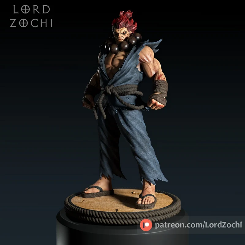 Akuma — Street Fighter 3D model