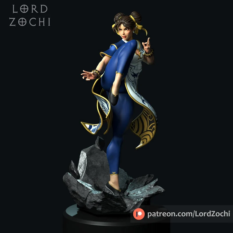 Chun-Li — Street Fighter 3D model