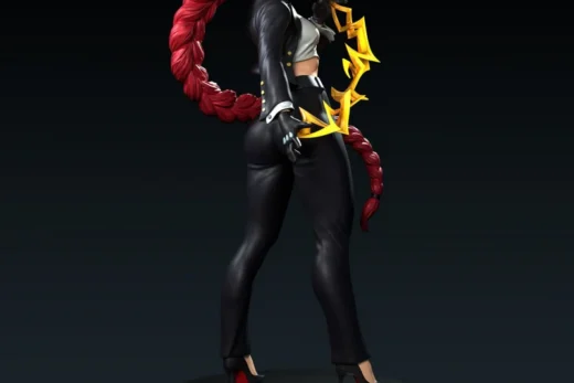 Crimson Viper — Street Fighter 3D model