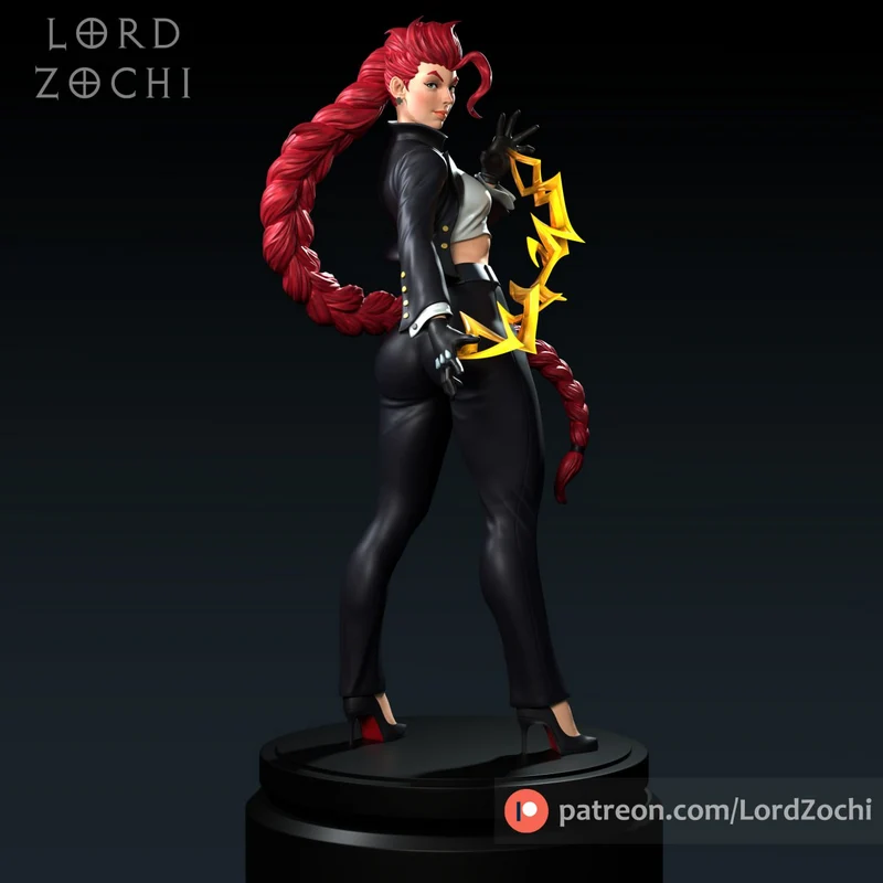 Crimson Viper — Street Fighter 3D model