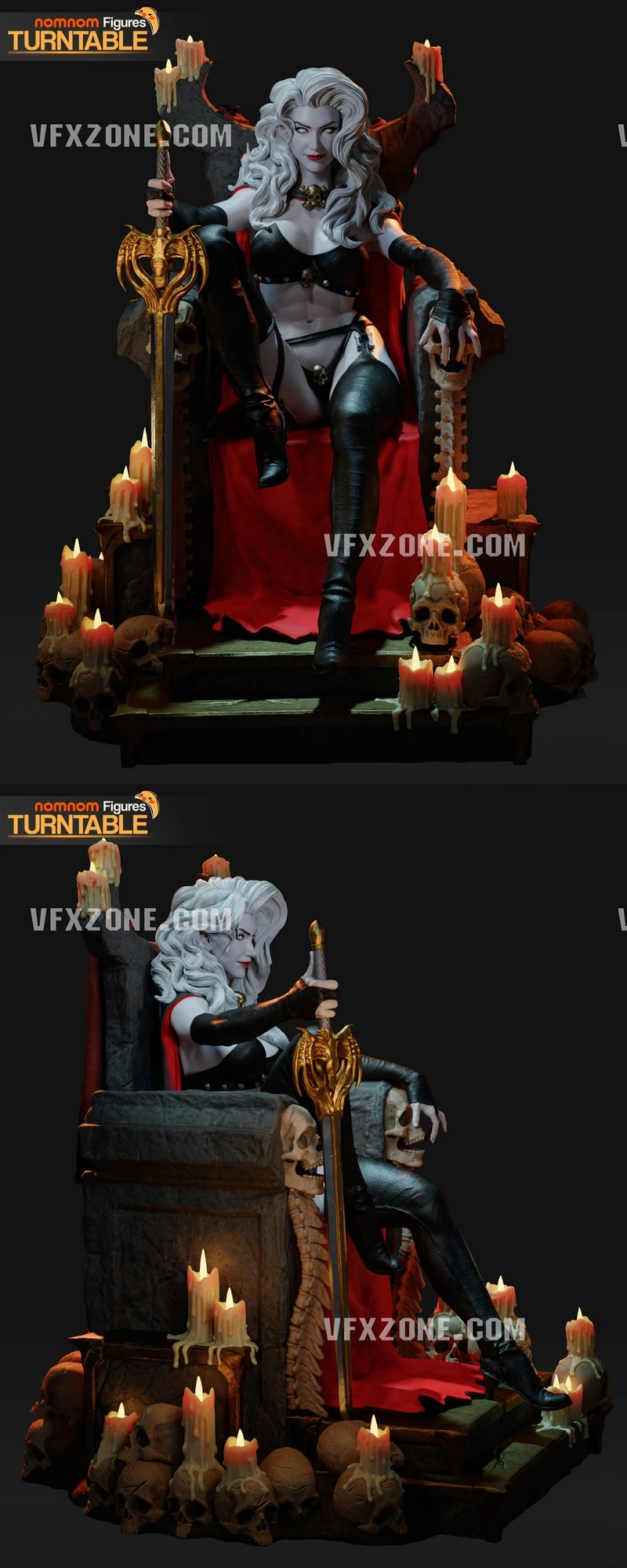 Lady Death — Chaos! Comics 3D model