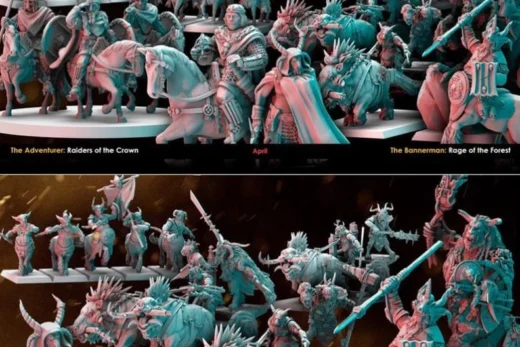Last Sword Miniatures April 2026 — Original Fantasy 3D model