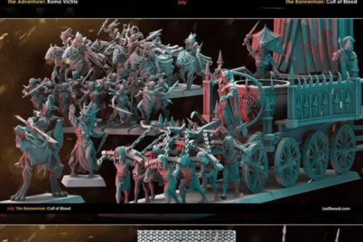 Last Sword Miniatures July 2026 — Original Fantasy 3D model