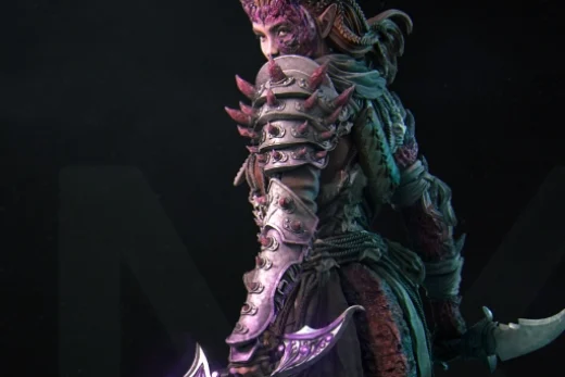 Lensi Statue — Fantasy 3D model