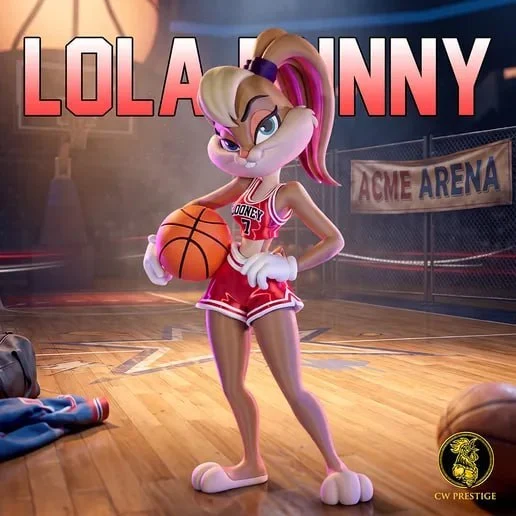 Lola Bunny Basketball — Looney Tunes 3D model