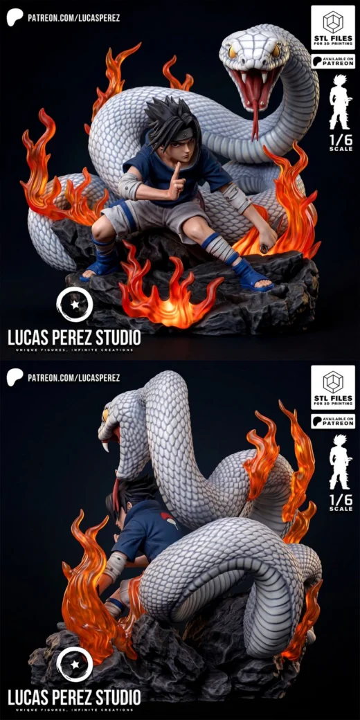 Sasuke Uchiha — Naruto 3D model