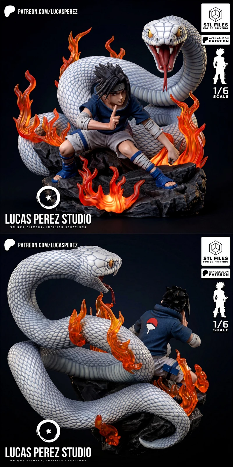 Sasuke Uchiha — Naruto 3D model