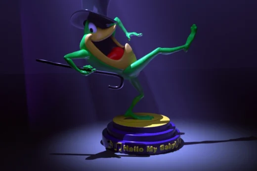 Frog — Hanna-Barbera 3D model
