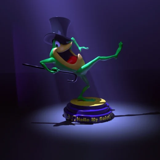 Frog — Hanna-Barbera 3D model